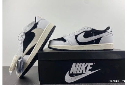 AIR BLACK SCOTT TRAVIS JORDAN X WHITE LOW 1 OG 0918